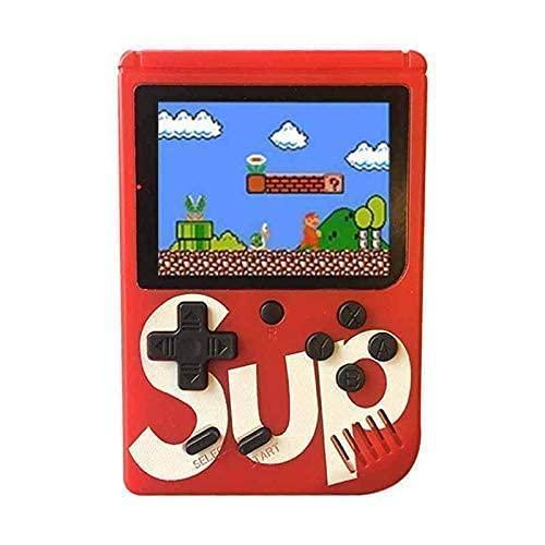 Sup Video Games Portable, 400 in 1, Led Screen and USB Rechargeable, Handheld Console, Classic Retro Game Box Toy for Kids Boys & Girls (Multi Color ,1 pcs)