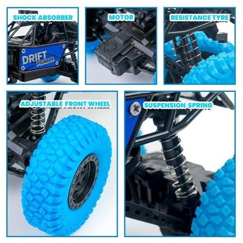 Rechargeable Remote-Control Drift Car with smoke – Ultimate Off-Road Fun!