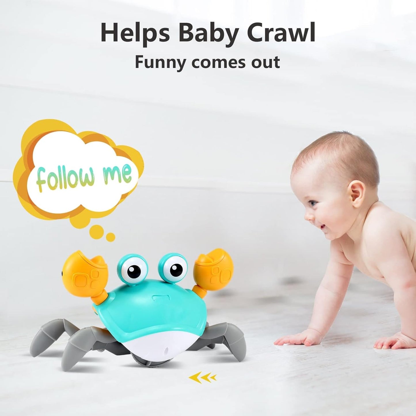 Crawling Crab Baby Toy – Fun, Interactive Learning for Infants and Toddlers!