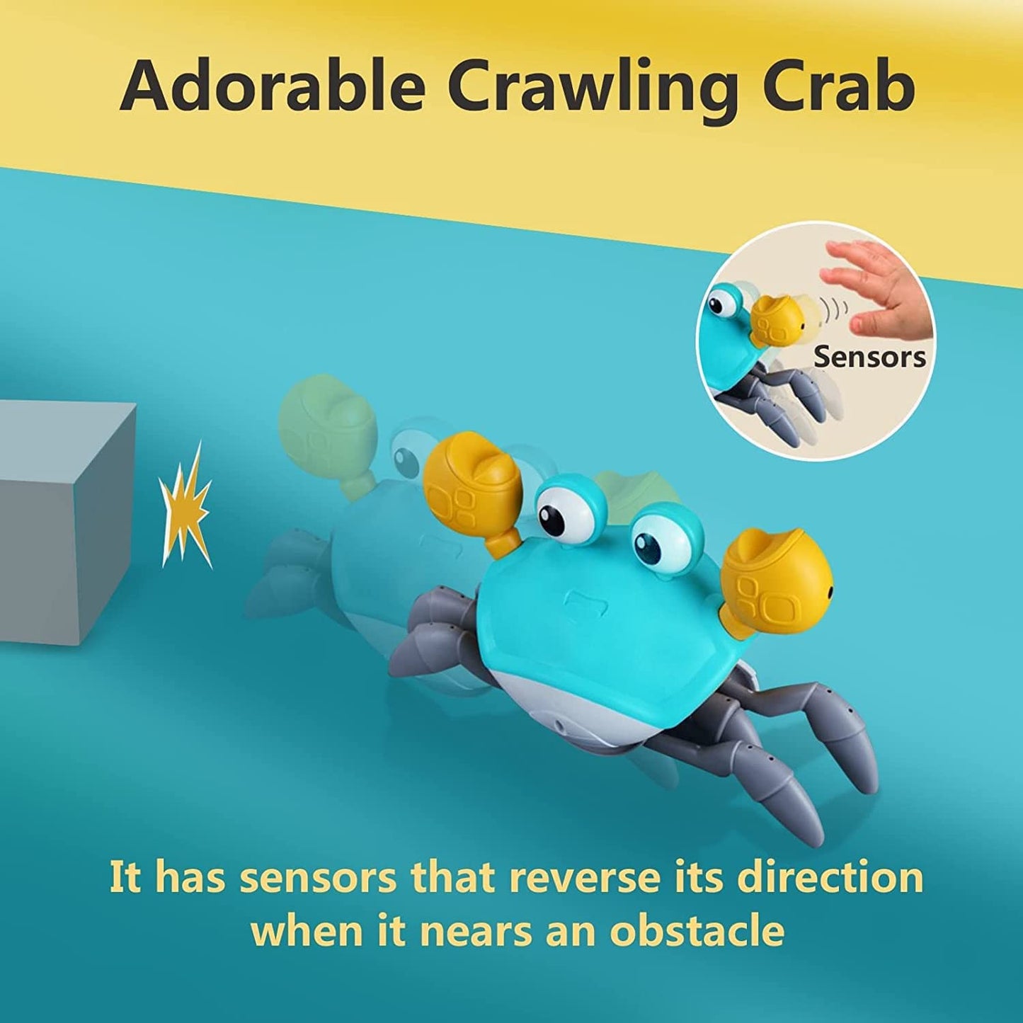 Crawling Crab Baby Toy – Fun, Interactive Learning for Infants and Toddlers!