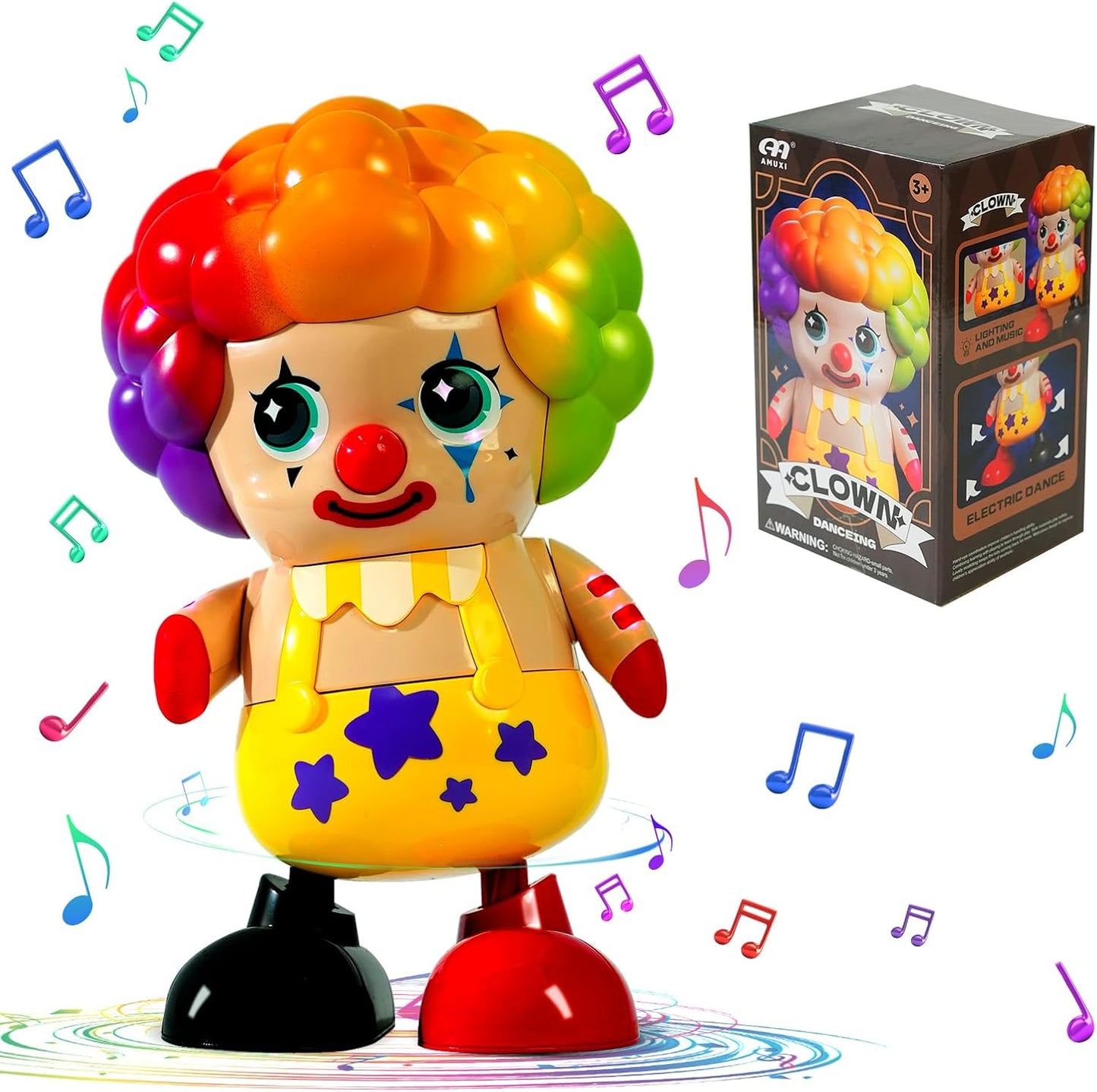 Toddler & Baby Dancing Clown Toy – Educational Fun for 3-Year-Olds and Up!
