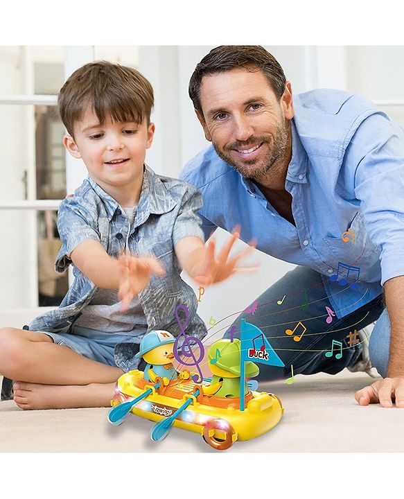 Musician Toy with Rowing Boat – Music, Lights & Endless Fun for Kids!