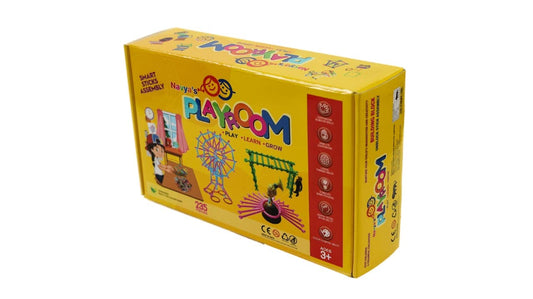 Playroom Plastic Blocks Smart Sticks Set – 235 Pieces of Creative Fun!