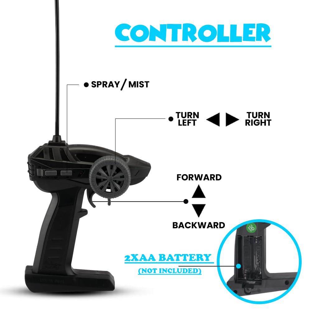 Rechargeable Remote-Control Drift Car with smoke – Ultimate Off-Road Fun!