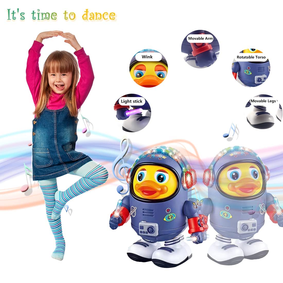 Astro Duck Dancing Toy - Fun for Toddlers