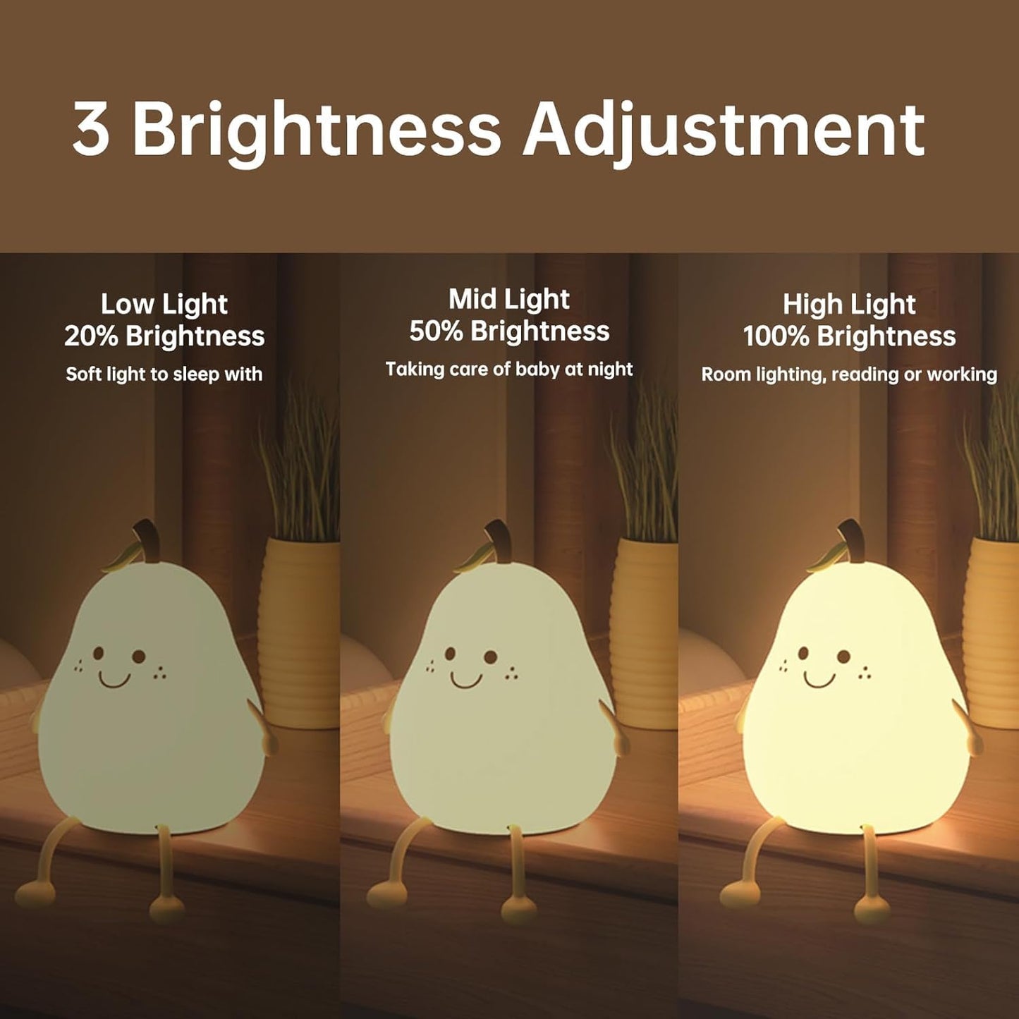 Cute Pear Lamp - Add a Splash of Color to Any Space!