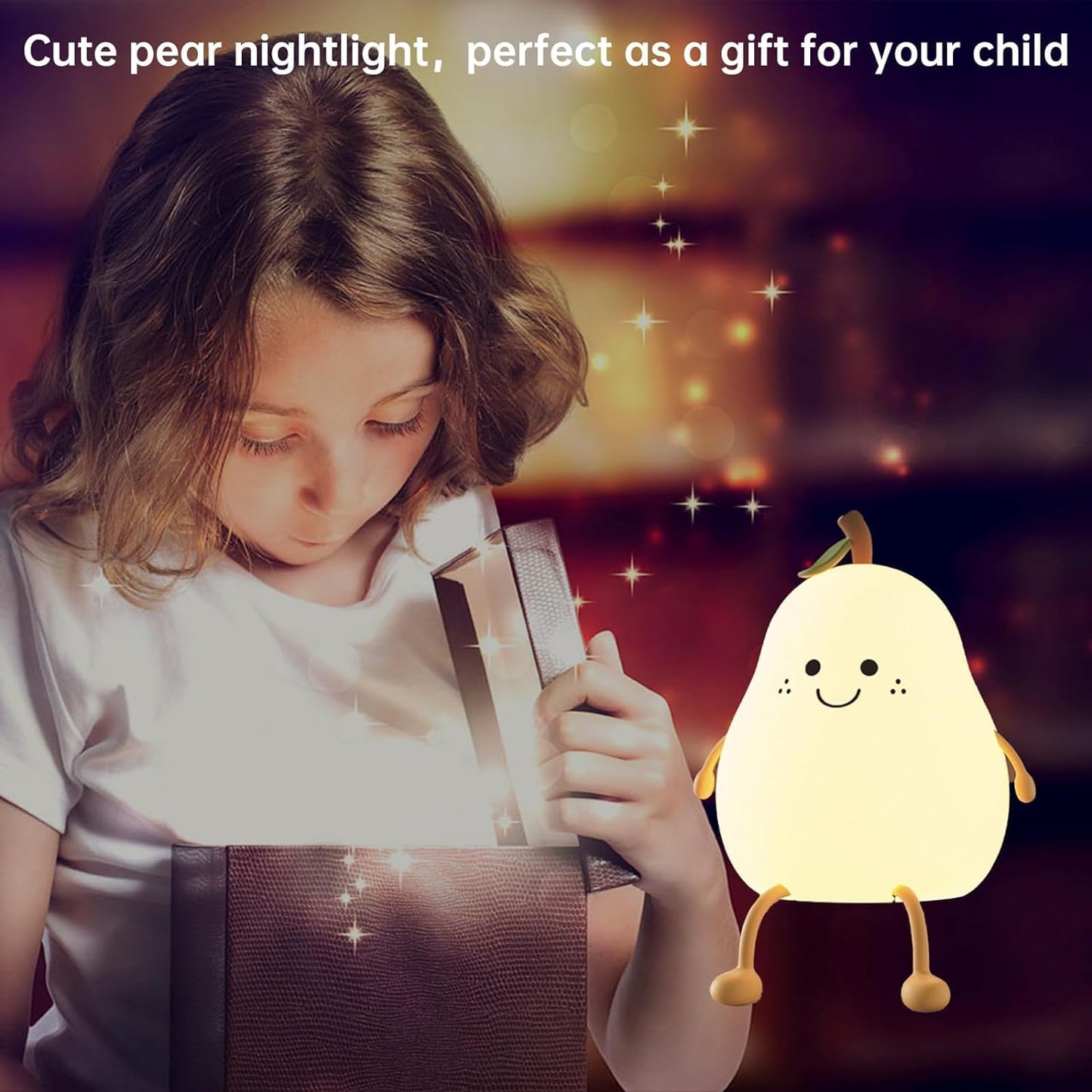 Cute Pear Lamp - Add a Splash of Color to Any Space!