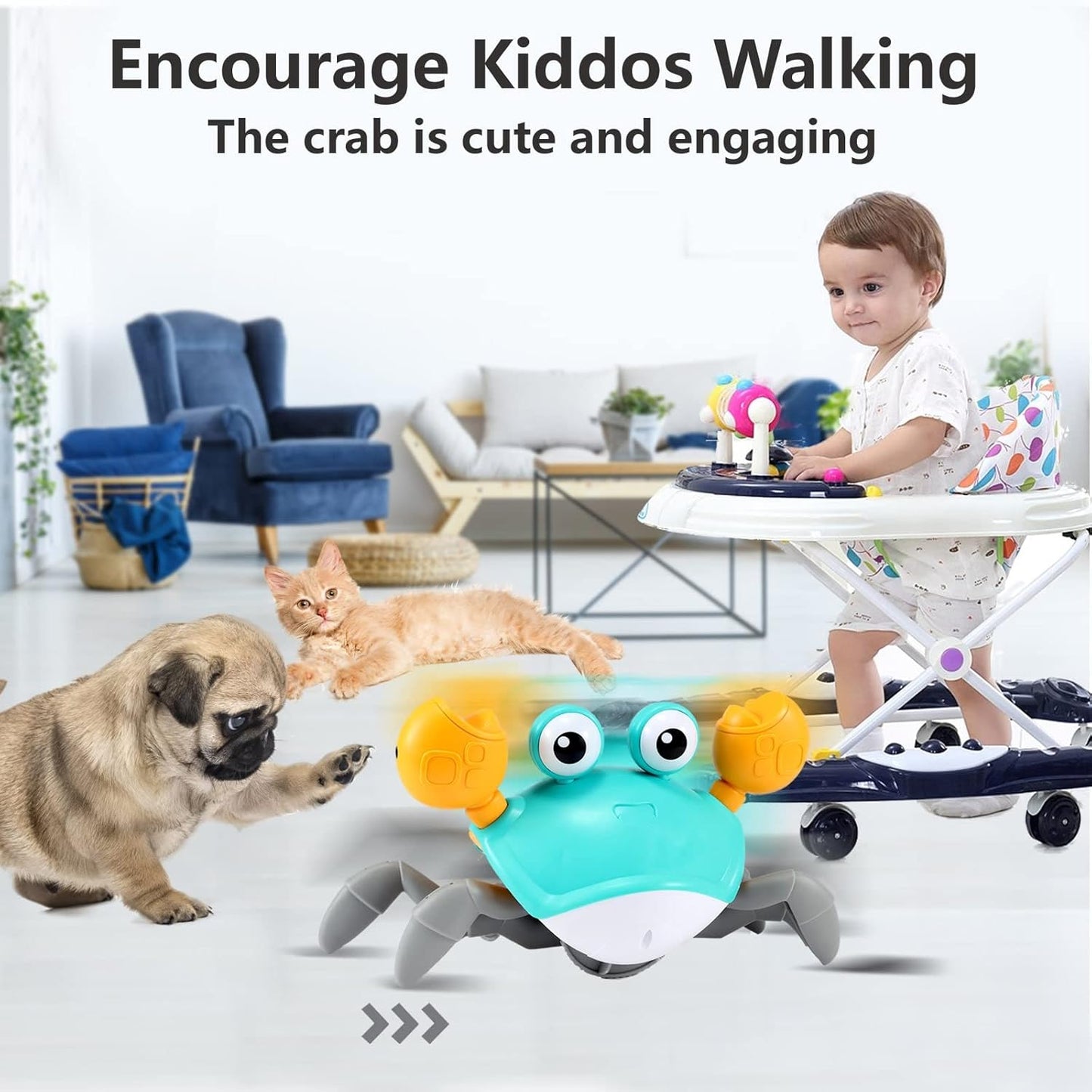 Crawling Crab Baby Toy – Fun, Interactive Learning for Infants and Toddlers!