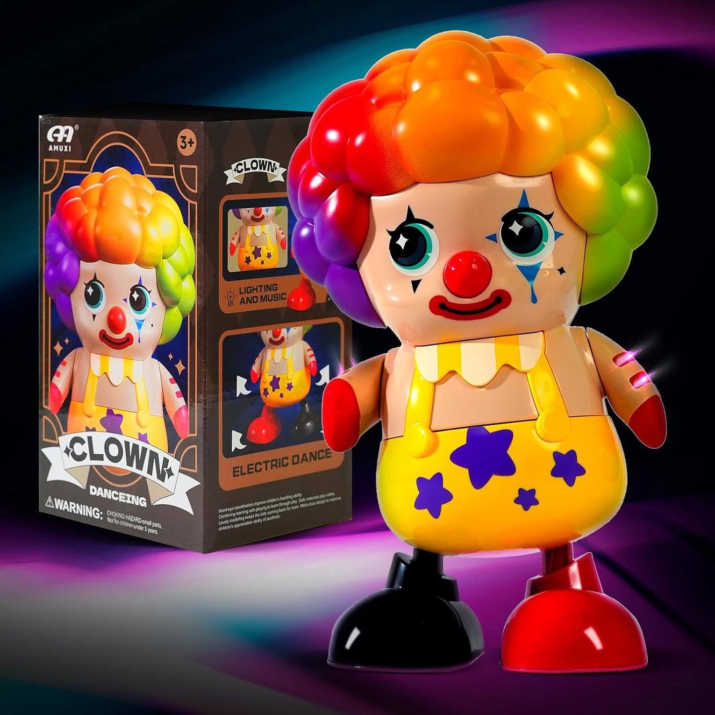 Toddler & Baby Dancing Clown Toy – Educational Fun for 3-Year-Olds and Up!