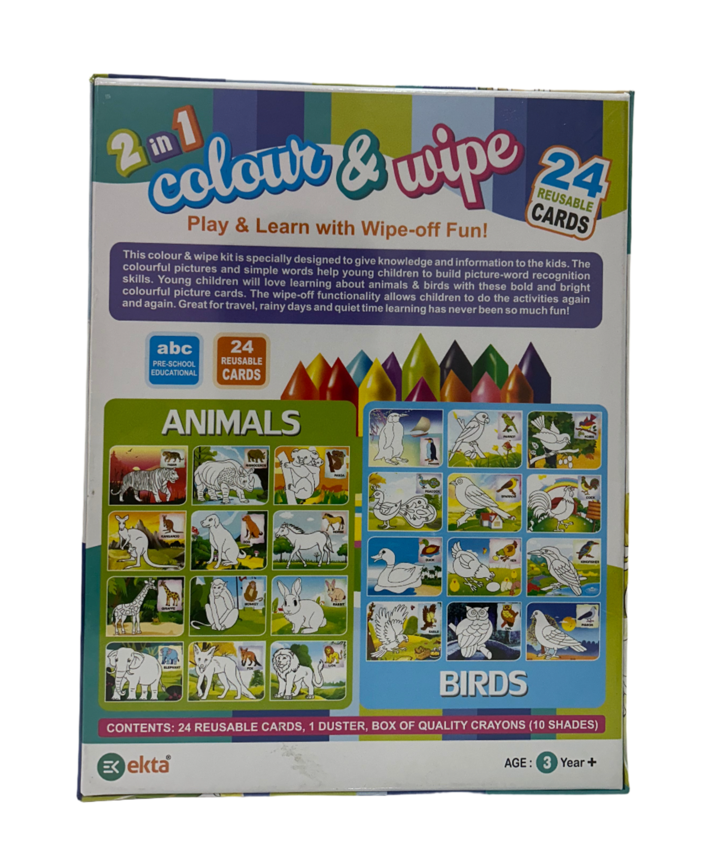 2 in 1 - Colour and Wipe