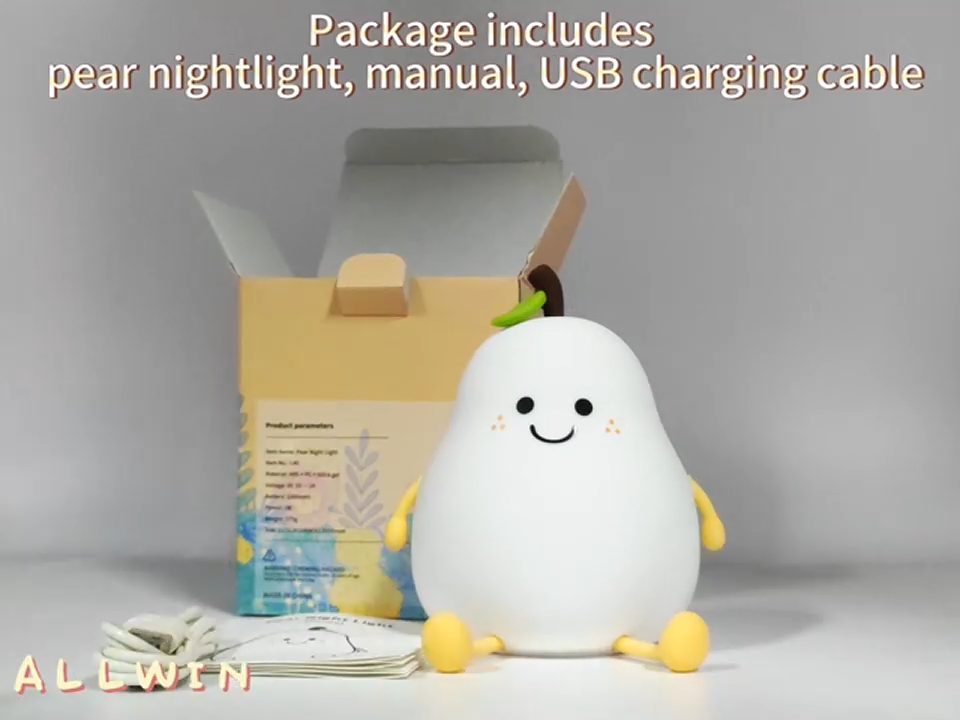 Cute Pear Lamp - Add a Splash of Color to Any Space!